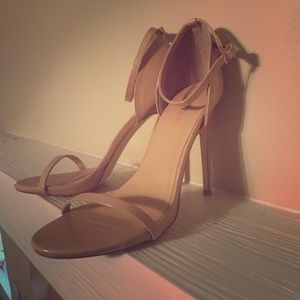 Nude Heeled Sandals